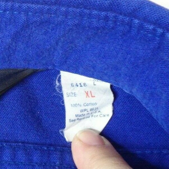 Woolrich Men's Shirt Brushed Cotton Vintage USA - Picture 5 of 5